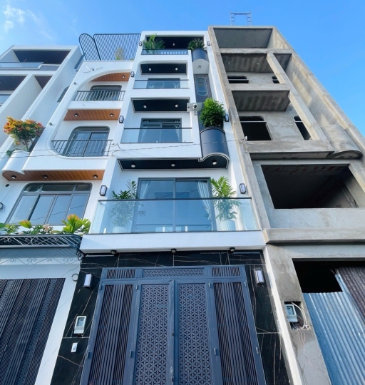 Nhà mới 5 tầng Quận 12 – Hẻm xe tải 6m, khu phân lô, giá 6,42 tỷ