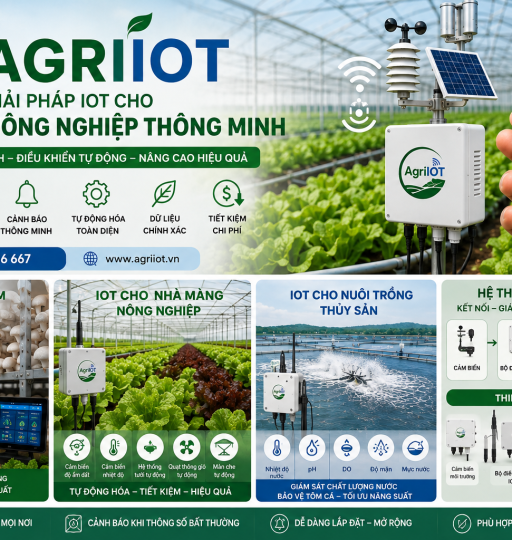🍄 IoT cho nhà nấm công nghệ cao