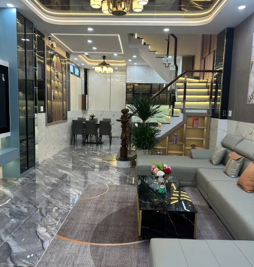 SIÊU PHẨM GÒ VẤP – NGANG 5M HIẾM – HẺM Ô TÔ NGỦ NHÀ – 4 TẦNG – 5 PHÒNG – FULL NỘI THẤT – 8.9 TỶ