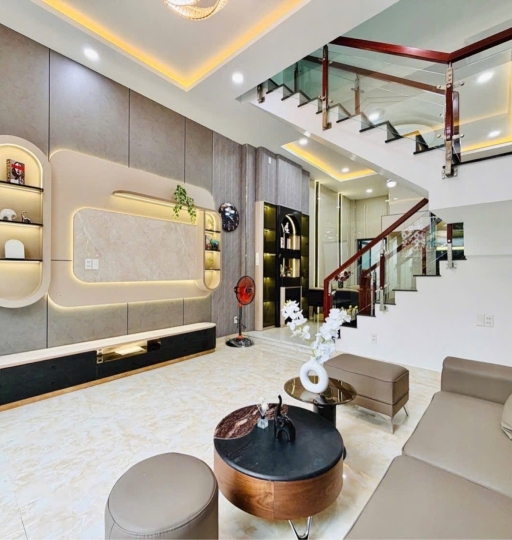 Bán nhà hẻm thông An Hội Tây, Gò Vấp cũ, 76,5m², 1 trệt 1 lầu, 4 phòng ngủ, giá 6,5 tỷ