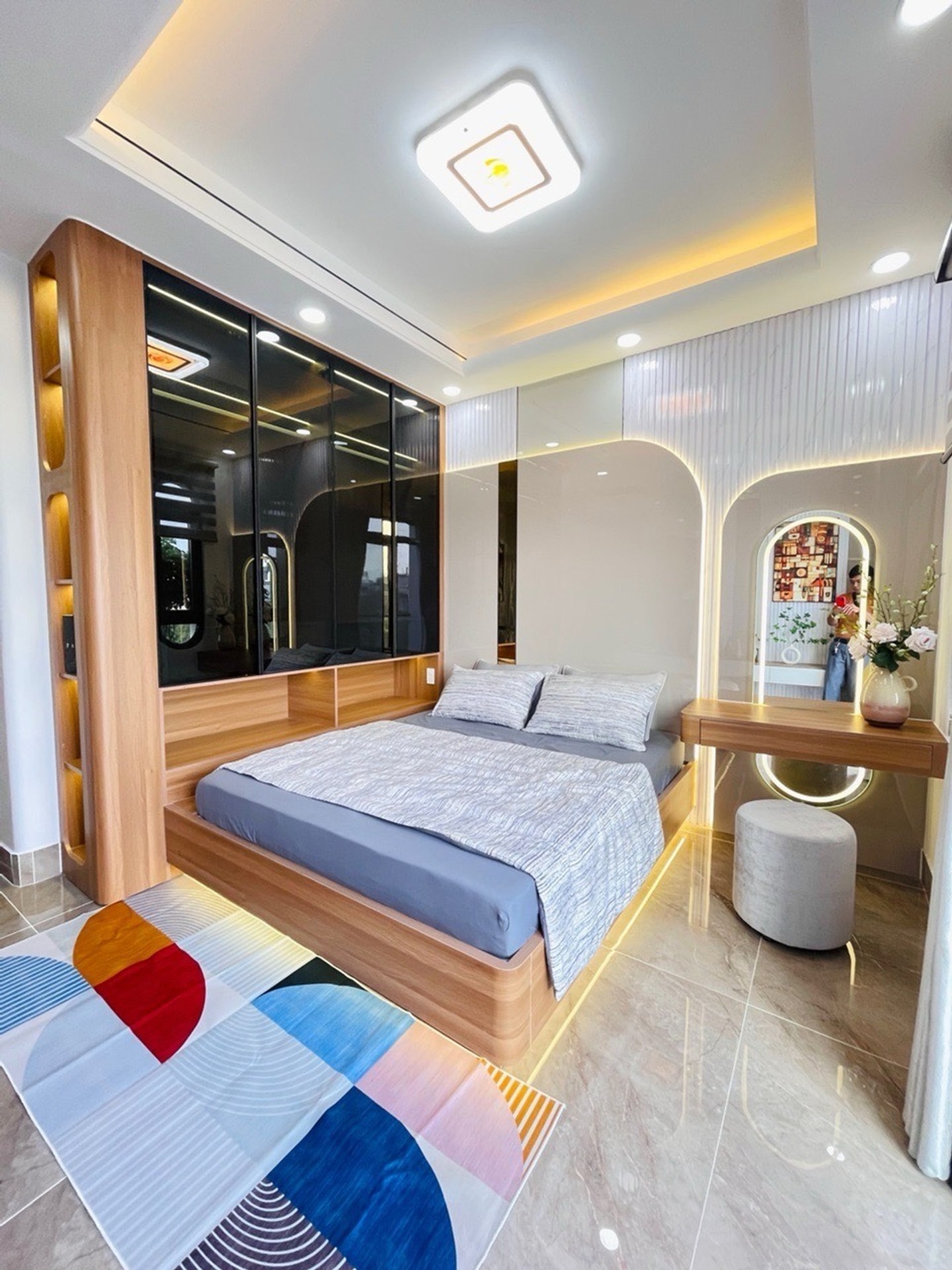 Nhà mới 5 tầng Quận 12 – Hẻm xe tải 6m, khu phân lô, giá 6,42 tỷ